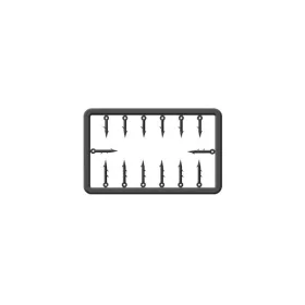 Cralusso Kit de broches à appâts en plastique (10-13 mm) M