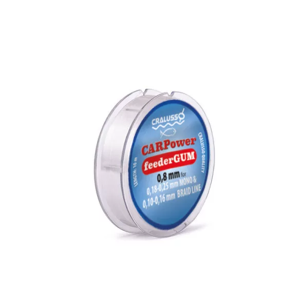 Cralusso - CARPower Feeder Gum 10m - Élastique de puissance - 0,65mm