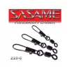 Sasame Black Nikkel 8 Extra Erős Hordós Forgó Biztonsági Kapoccsal 5db