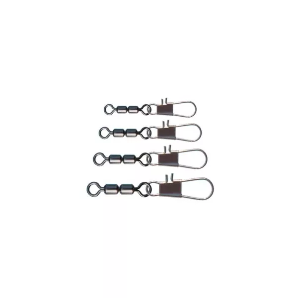 Cralusso Émerillon double avec agrafe de sécurité (6 pièces/paquet) 12