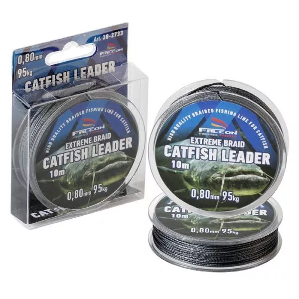 Falcon Bas de ligne Catfish Leader 10m 0,80 mm