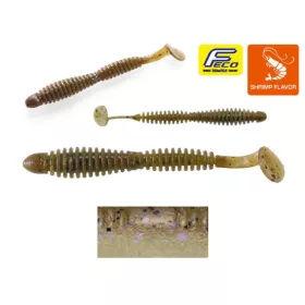   Tiemco Locoism Flexy Shad 7,6cm #224 Electric Shiner Plasztik Csali 9db