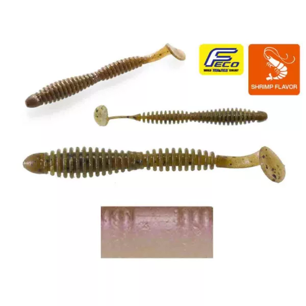 Tiemco Locoism Flexy Shad 8,9cm #226 P Smelt Plasztik Csali 7db
