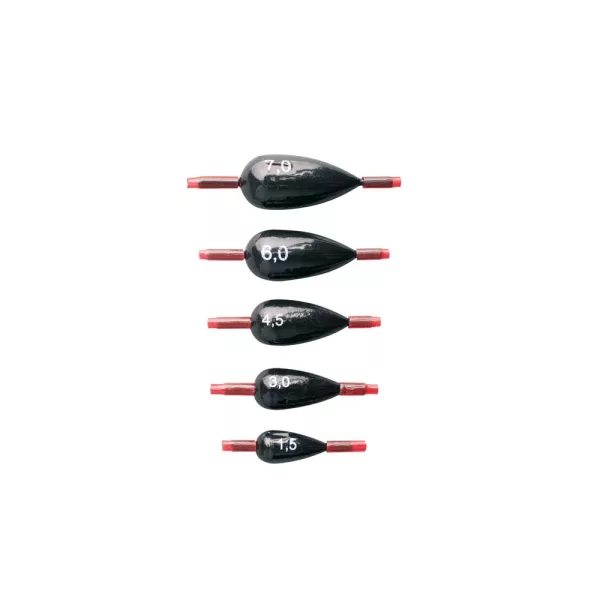 Cralusso Plomb Poire 3002 3gr 5pcs