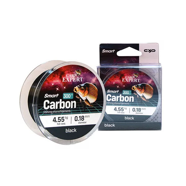 Carp Expert Smart Carbon Fekete 0,18mm Monofil Főzsinór 150m