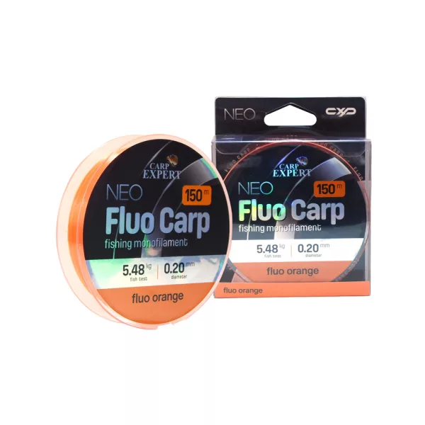 Carp Expert Neo Fluo Carp Fluo Narancs 0,25mm Monofil Főzsinór 150m