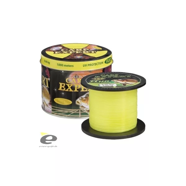 Fil de pêche Carp Expert Uv Fluo 0,25Mm 1000M Boîte métallique