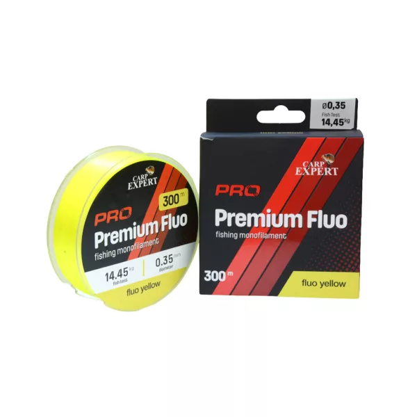 Carp Expert Pro Premium Fluo Sárga 0,25mm Monofil Főzsinórt 300m