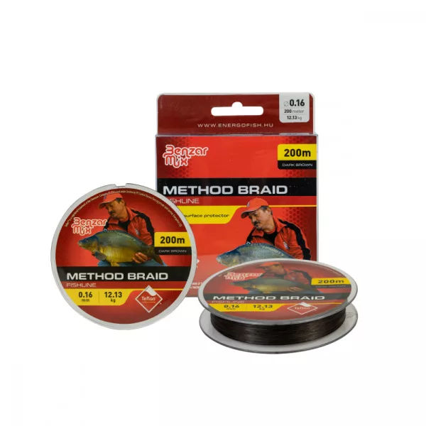 Ligne Benzár Method Braid 0,16Mm 12,13 Kg 200M Dark Brown