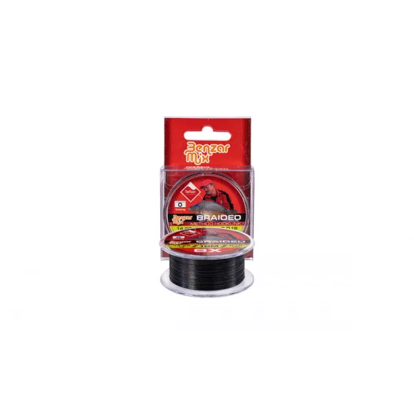 Benzar Braided Method Hooklink 0,18 10M 14,26Kg Noir
