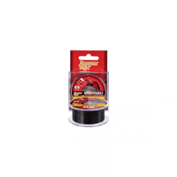 Benzar Braided Method Hooklink 0,25 10M 23,61Kg Noir