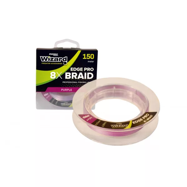 Wizard Edge Pro Violet 8X Braid 0,12mm 150m Tresse Ligne Principale