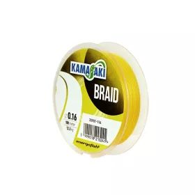 Kamasaki Braid Jaune 0,10mm 100m Ligne Principale Tressée