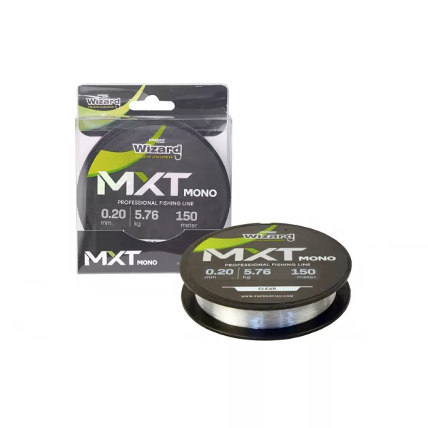 Wizard MXT Transparent 0,20mm 150m Monofil Ligne Principale