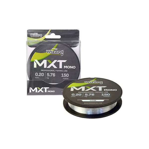 Wizard MXT Transparent 0,22mm 150m Monofil Ligne Principale
