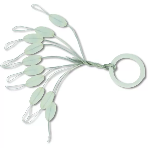 BLACK CAT SILICON STOPPER, OVAL 10 pièces/paquet 7MM