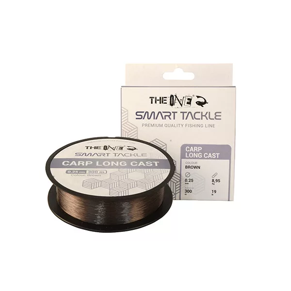 The One Carp Long Cast Brown 300m 0.30mm Monofilament Ligne Principale
