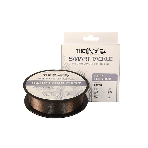 The One Carp Long Cast Brown 300m 0.35mm Monofilament Ligne Principale