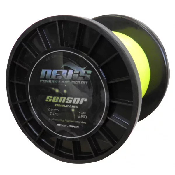 Nevis Sensor Fluo 3000m 0.22mm Ligne de pêche monofilament-Jaune fluo