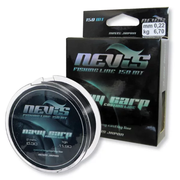 Nevis Navy Carp 300m 0.40mm Monofil ligne principale-Noir