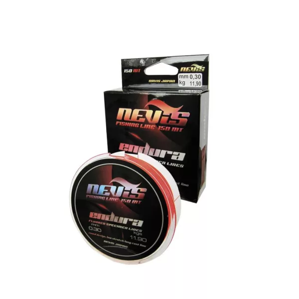 Nevis Endura 150m 0,20mm Fluo Rouge Monofilament principal
