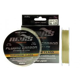   Nevis Fluoro Carbon 150m 0.14mm Bas de Ligne Monofilament-Transparent