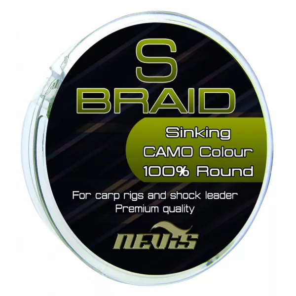 Nevis S Braid 15m 0.16mm Bas de ligne tressé-Vert