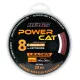 Nevis Powercat Braid Leader X8 20m 0.80mm Bas de ligne tressé-Marron