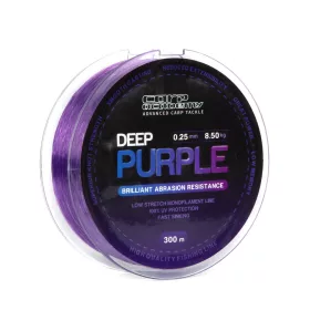   Carp Academy Deep Purple 300m 0.30mm Fil de pêche principal Monofilament - Violet