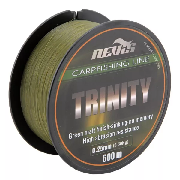 Nevis Trinity 600m 0.30mm Monofil ligne principale-Vert