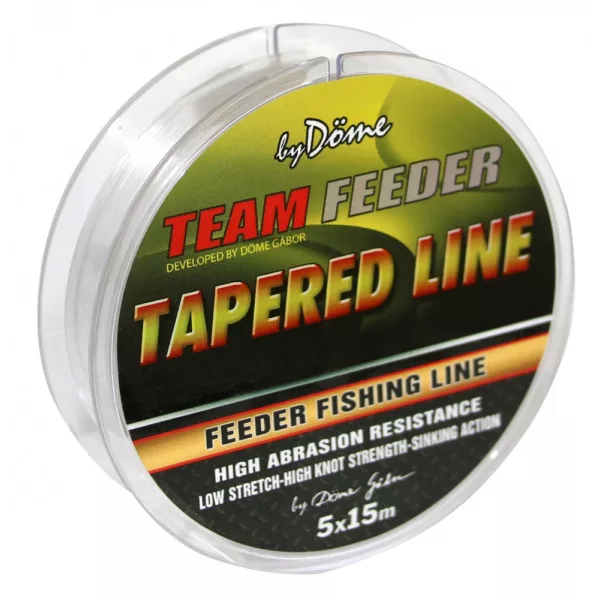 Team Feeder By Döme Tapered Leader 15m x5 0.20-0.31 Ligne monofilament