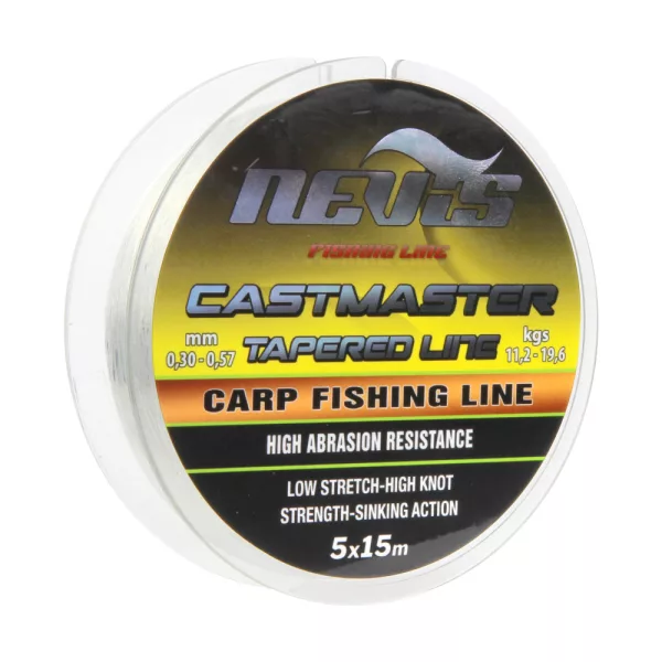 Nevis Castmaster Tapered Line 5x15m 0,28-0,57mm Fil