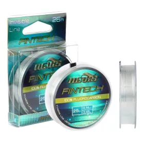   Nevis Fintech 0,25mm 25m Bas de ligne Fluorocarbone Transparent