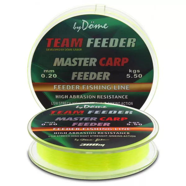 Haldorádó By Döme TF Master Carp 300m 0.18mm Monofil ligne principale-Jaune fluo