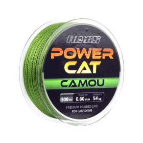 Nevis Powercat Camou 0,45mm Ligne principale tressée 300m