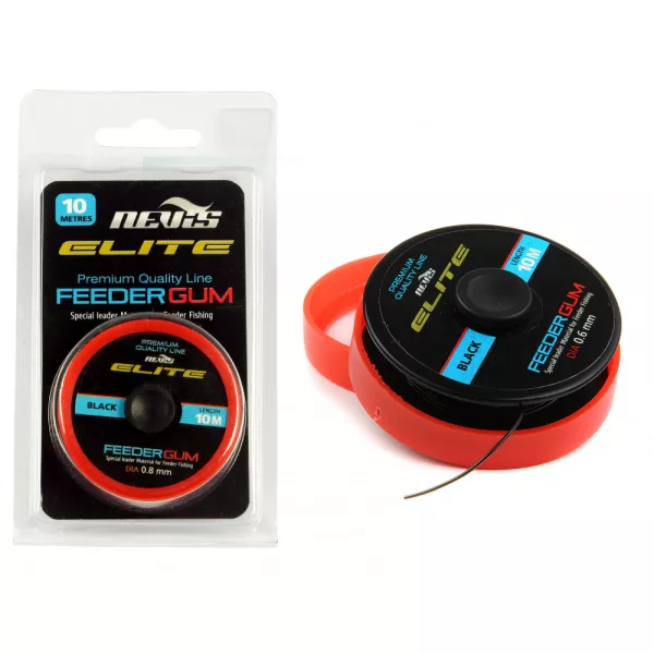 Nevis Élastique Feeder Elit Black 0,80mm 10m 7,5kg