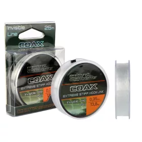   Carp Academy Coax Bas de ligne monofilament 25m 0.35mm-Transparent