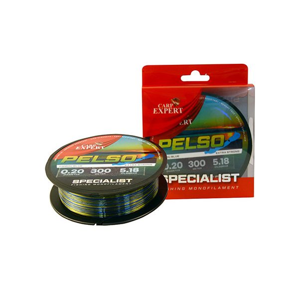 Carp Expert Spécialiste Pelso Multicolore 300m 0.25mm Fil principal Monofilament