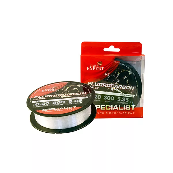 Carp Expert Spécialiste Enduit de Fluorocarbone 300m 0.30mm Monofilament Ligne principale