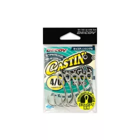   Decoy JS-5 Castin Single #10/0 Füles Szakállas Egyágú Ragadozóhalas Horog 2db