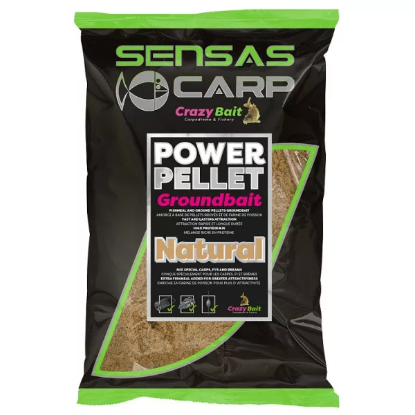 Sensas UK Power Pellet Natural Amorce 2kg