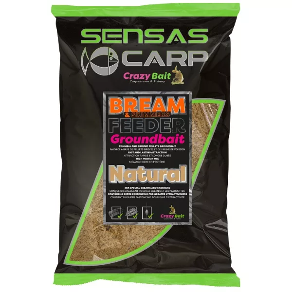 Sensas UK Bream Feeder Natural Amorce 2kg