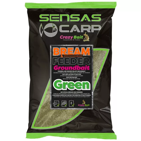Sensas UK Bream Feeder Green Amorce 2kg