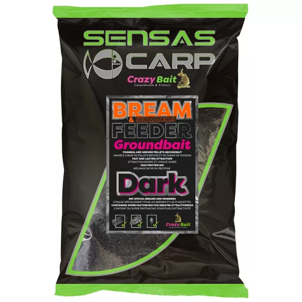 Sensas UK Bream Feeder Dark Amorce 2kg