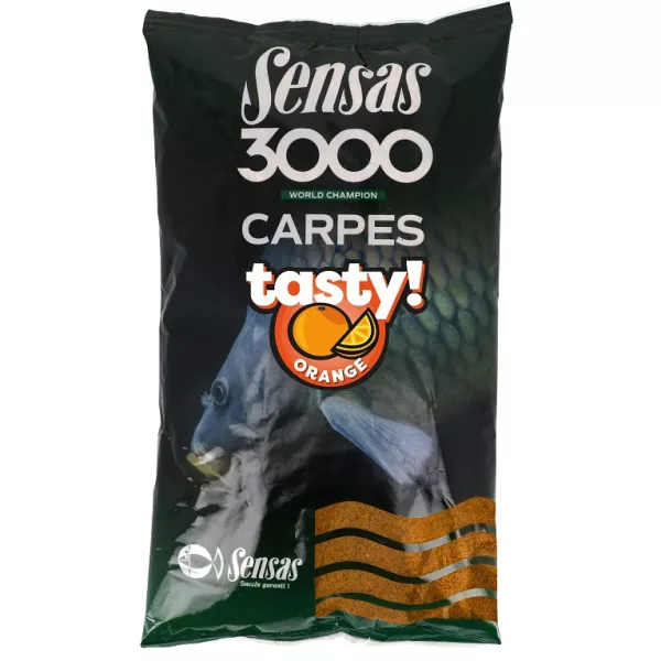 Sensas 3000 Carpe Savoureux Orange Amorçage 1kg
