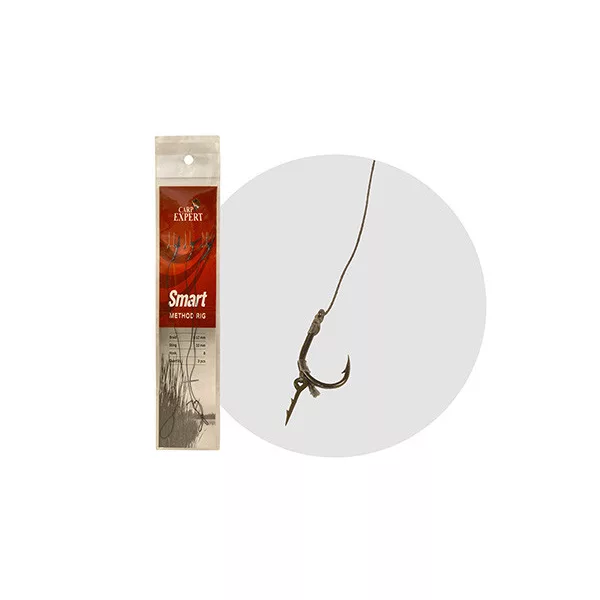 **Carp Expert** Method Feeder Bas de ligne à pic d'appât 12 3pcs