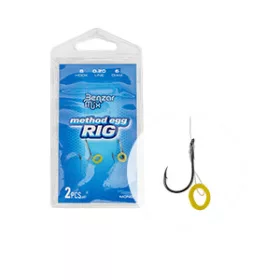 Benzár Method Mono Egg Rig 8 Hameçon Pré-monté