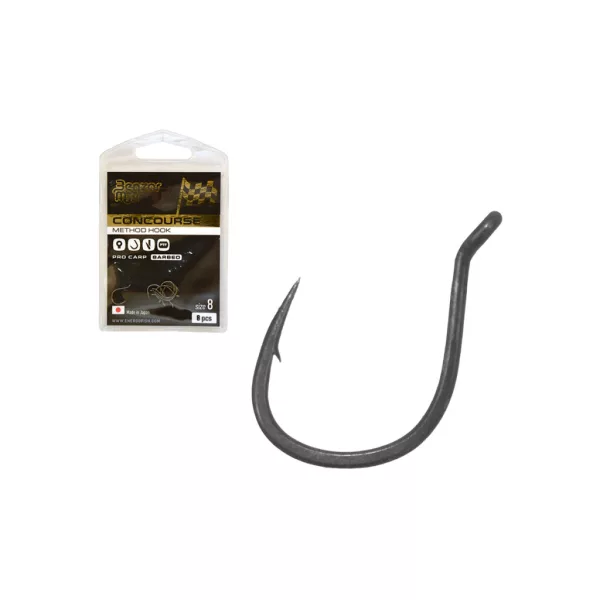 Benzár Mix Concourse Pro Carp 8 Füles, Szakállas Pontyozó Horog 8db