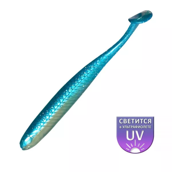 DS Alburnus 8,89cm Aquamarine 5 pièces/paquet leurre en plastique