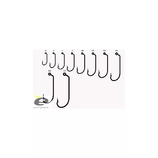 Eagle Claw Jig Ec O Shaughnessy Füles Szakállas 900 Bz 5/0 Hameçon offset pour leurre